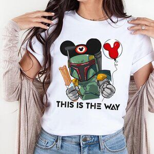 Disney Star Wars Mandalorian Mickey Ear T-shirt, This Is The Way Shirts